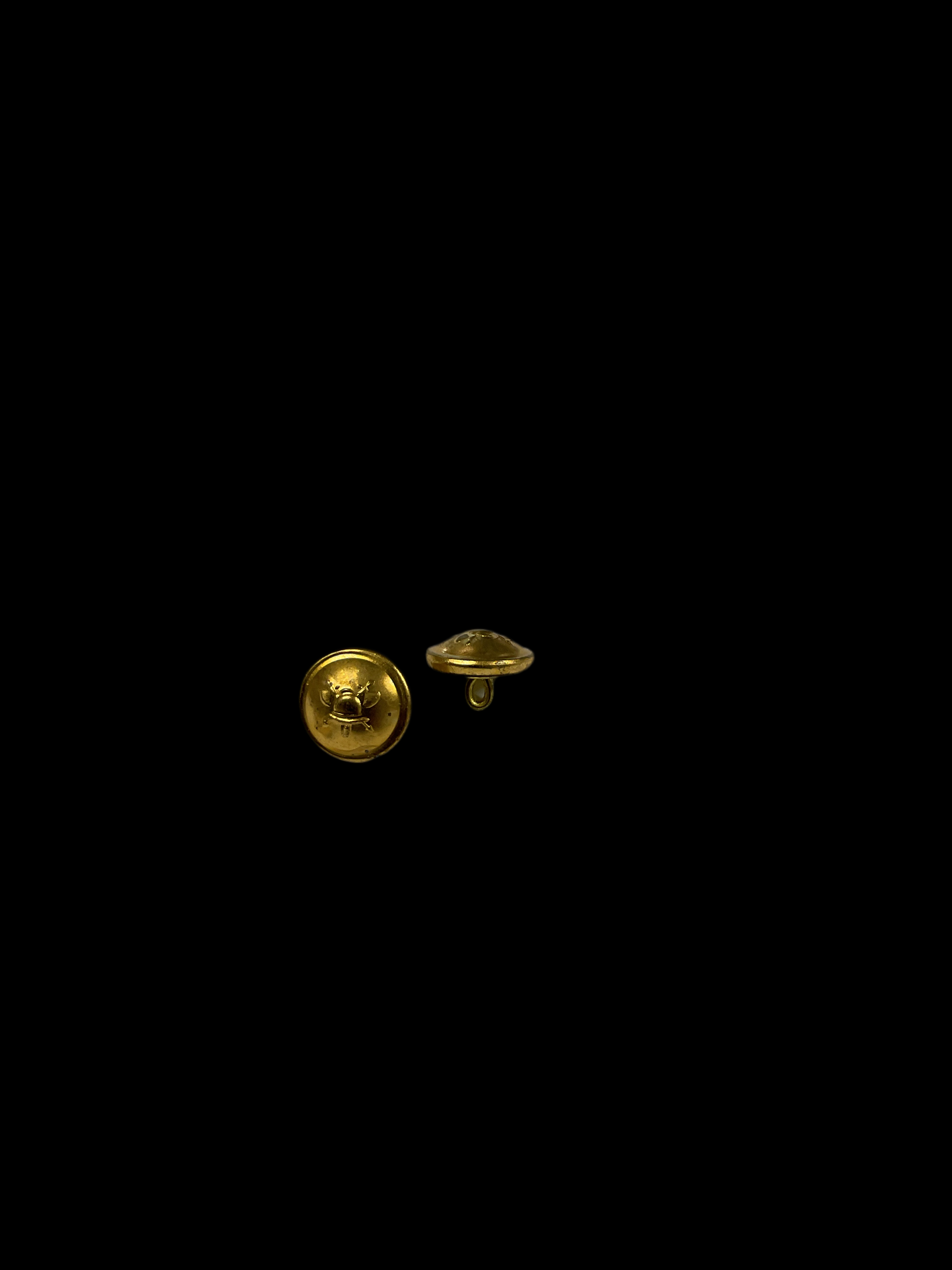 Gouden knoop 18 mm