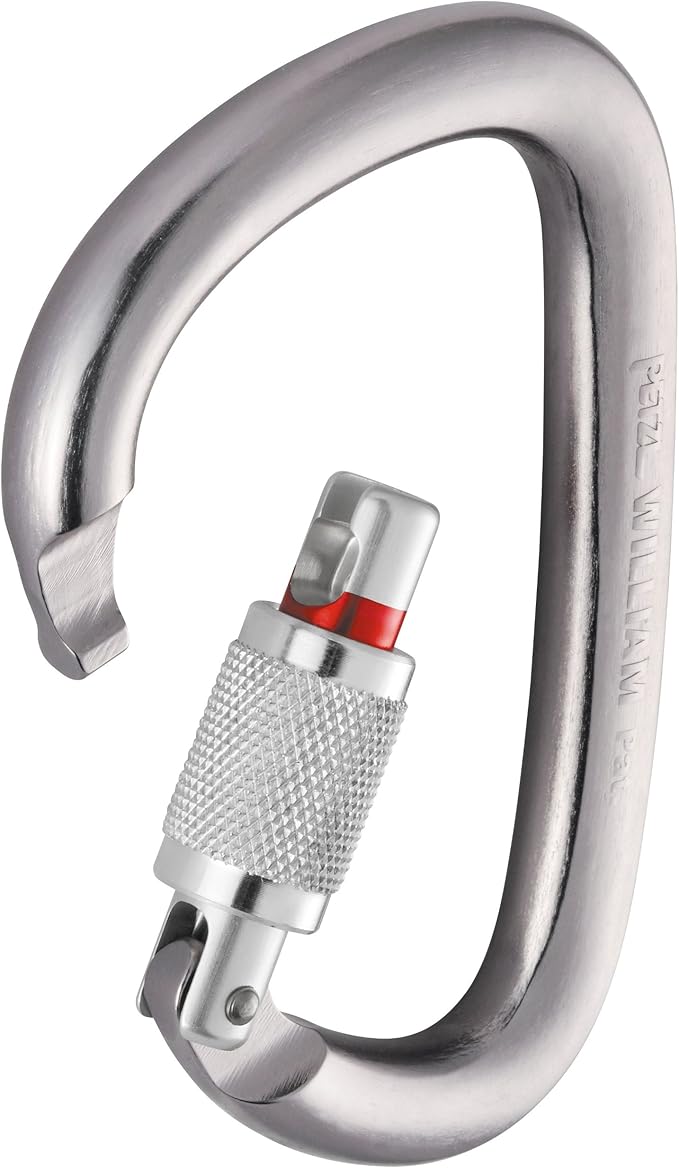 Petzl Karabijnhaak "William" Screw-Lock