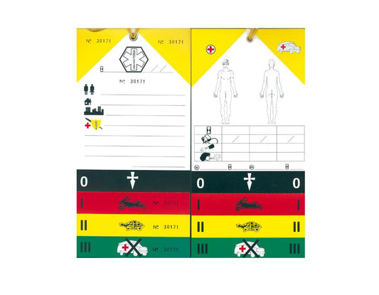 Triagekaarten (per 25stuks)