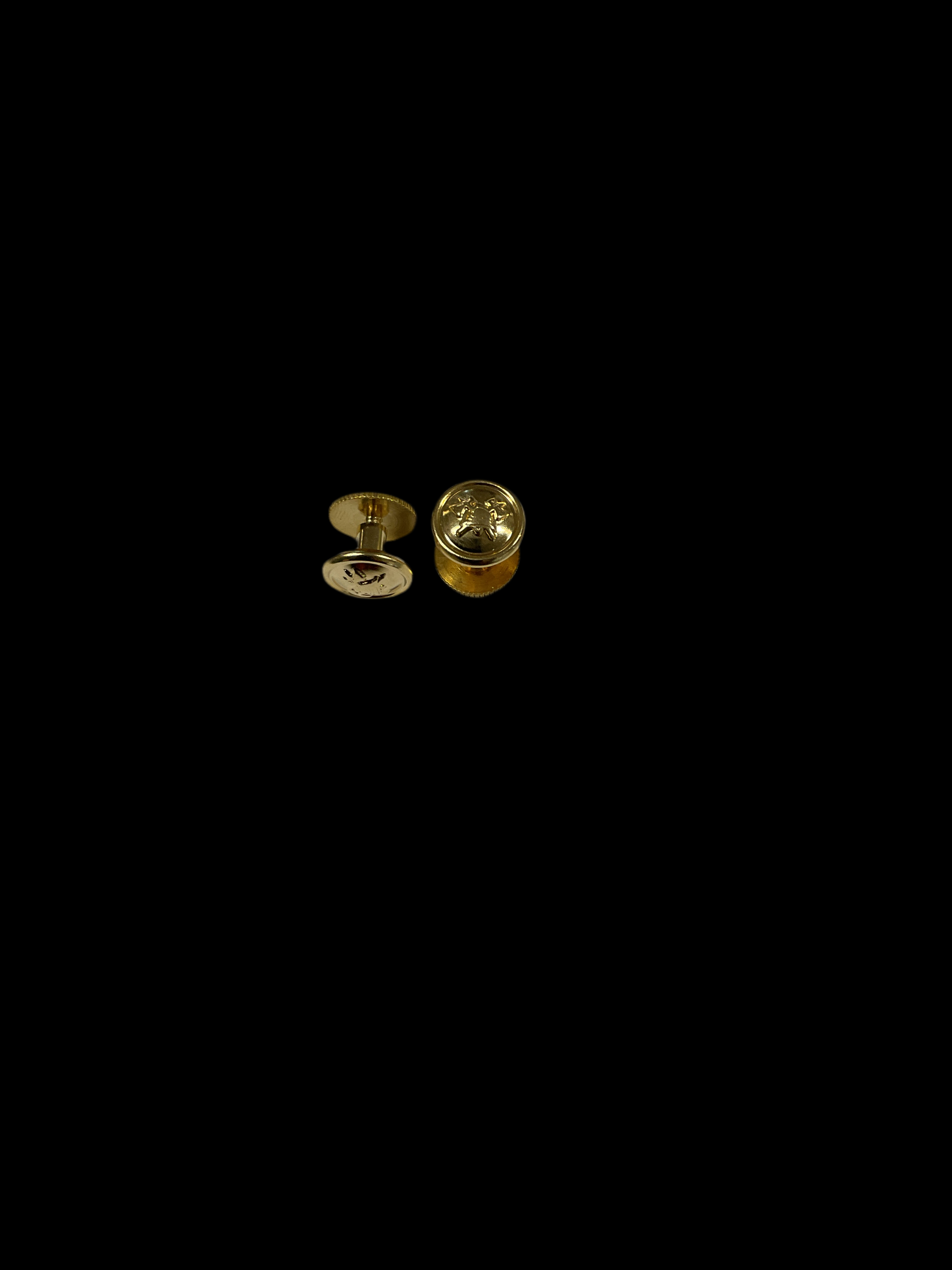 Gouden schroefknoop 14 mm