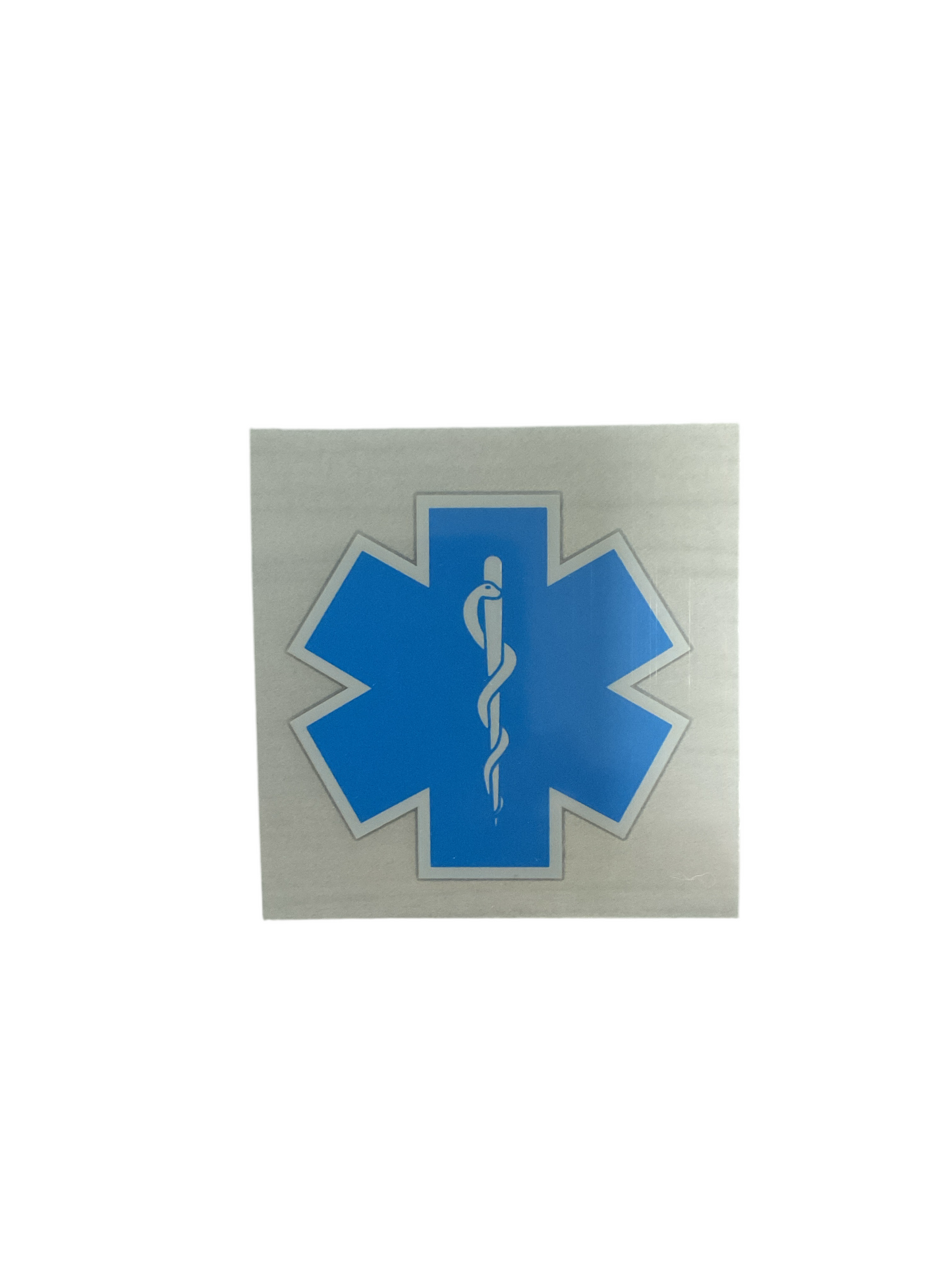 Reflecterende star of life  blauw borstlogo