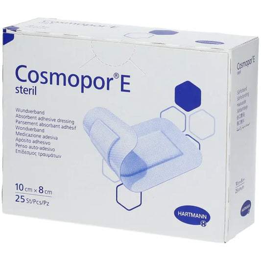 Wondsnelverband Cosmopor E - 10 x 8 cm (per doos - 25stuks)