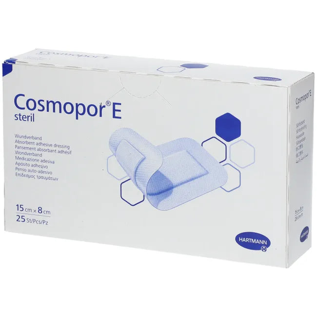 Wondsnelverband Cosmopor E - 15 x 8 cm (per doos - 25stuks)