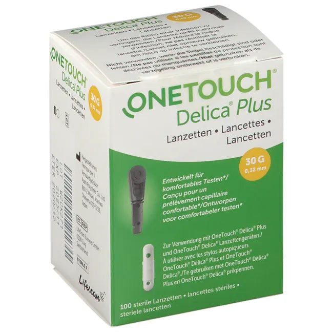 Glucose One Touch Delica lancetten (per 100 stuks)