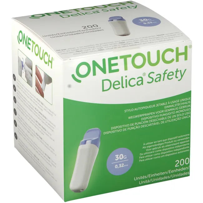 One Touch - Delica Safety - wegwerp prikpen (200 stuks)