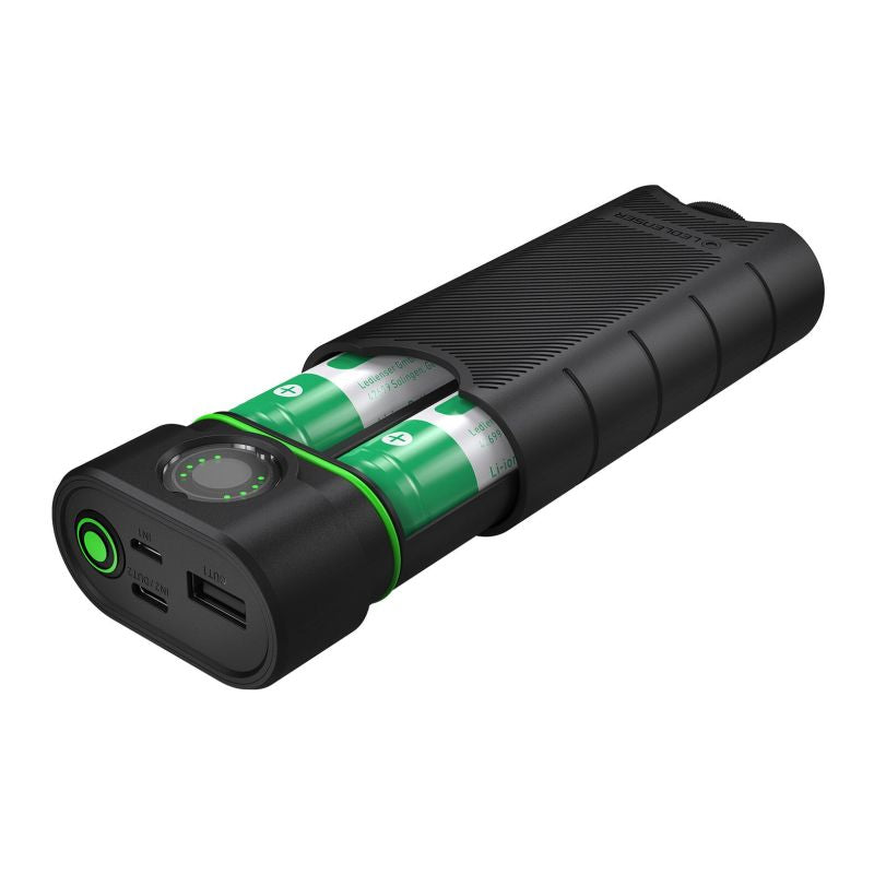 Ledlenser POWERBANK FLEX 10 - powerbank - 2x li-ion 21700 - 9.000 mAh - 33.30 Wh - IP65
