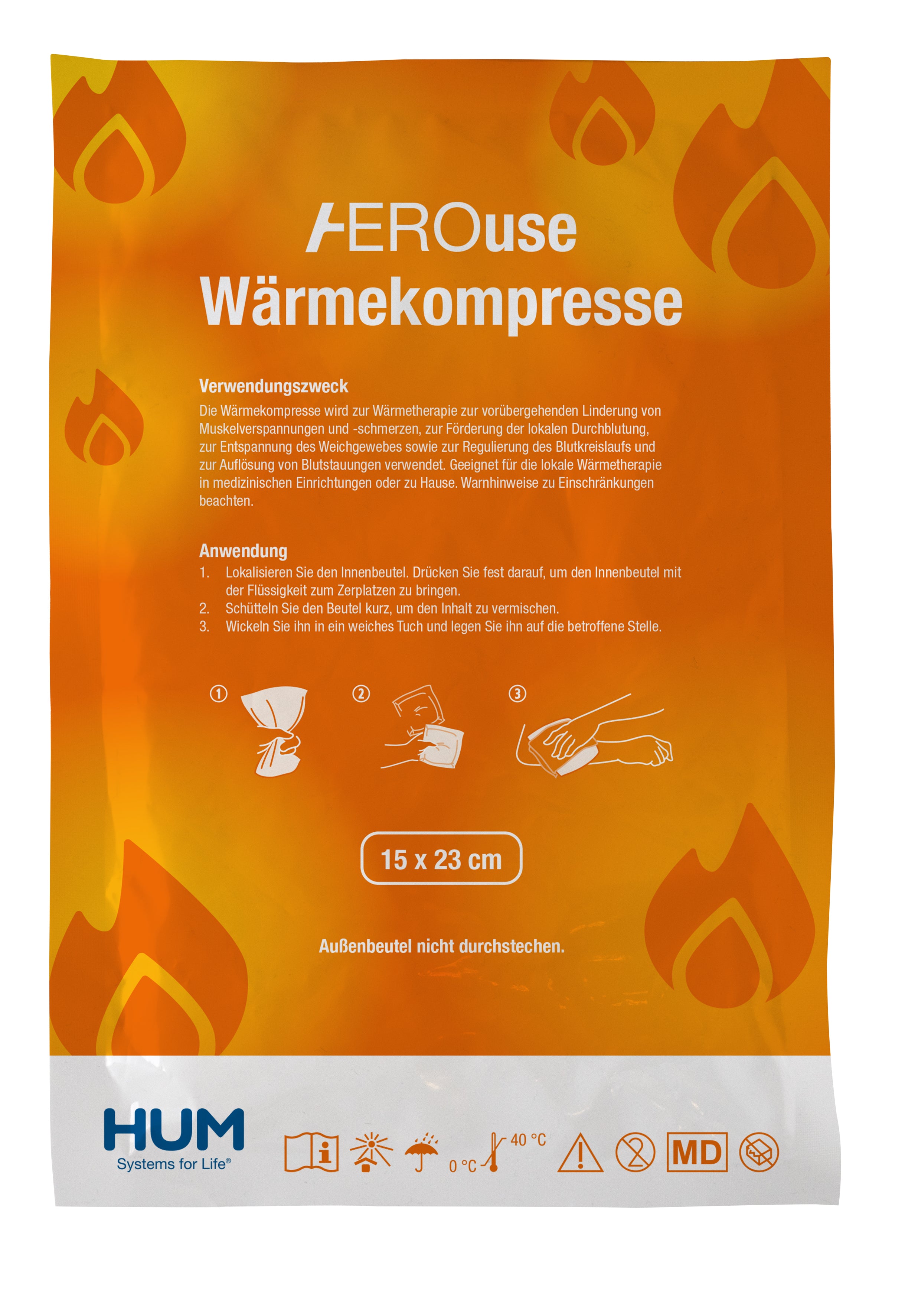 AEROuse® Warmtekompressen voor direct gebruik - Per stuk