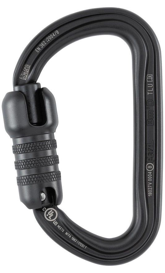 Petzl - Karabijnhaak Bm'D - Triact Lock - zwart