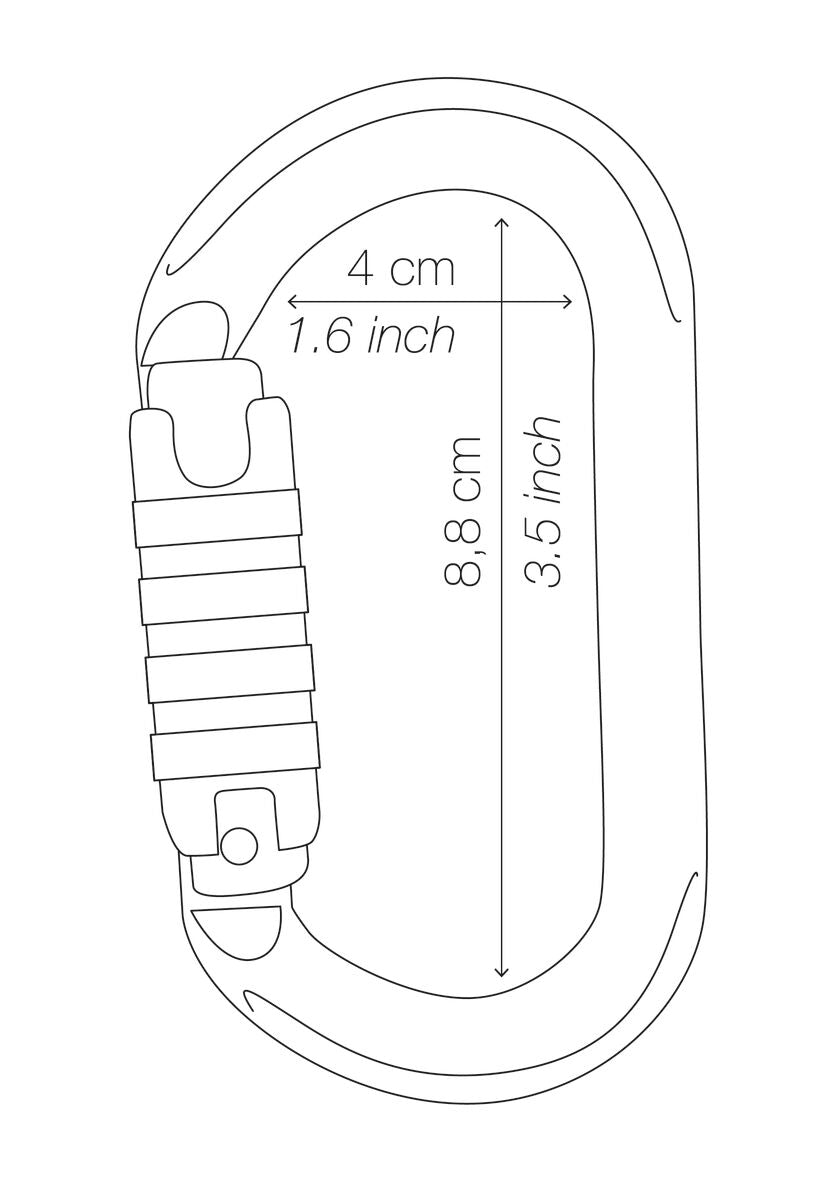 Petzl - Karabijnhaak "OK" Triact Lock