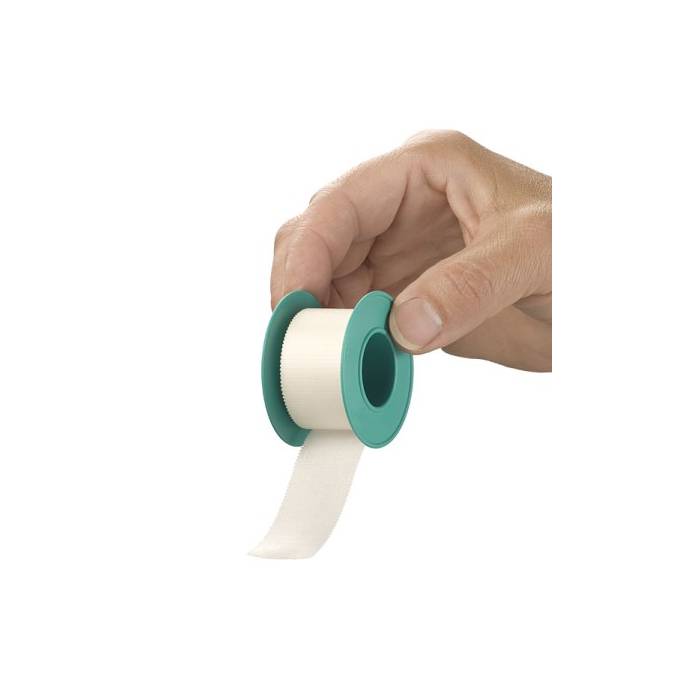 Heka - Silk hechtpleister 1,25cm x 5m - Per doos