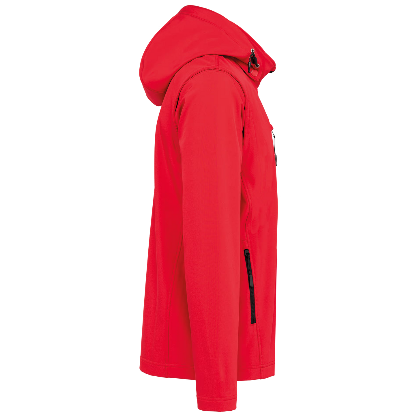 K422 - 3-laags uniseks softshell jas met afneembare capuchon en mouwen