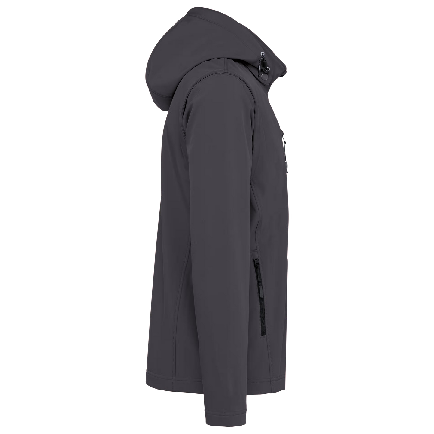 K422 - 3-laags uniseks softshell jas met afneembare capuchon en mouwen