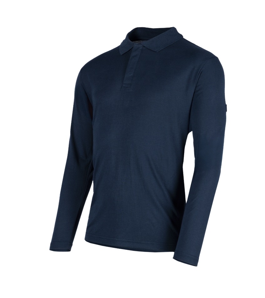 Sioen - Vlamvertragend, antistatisch poloshirt, lange mouwen "Polton"