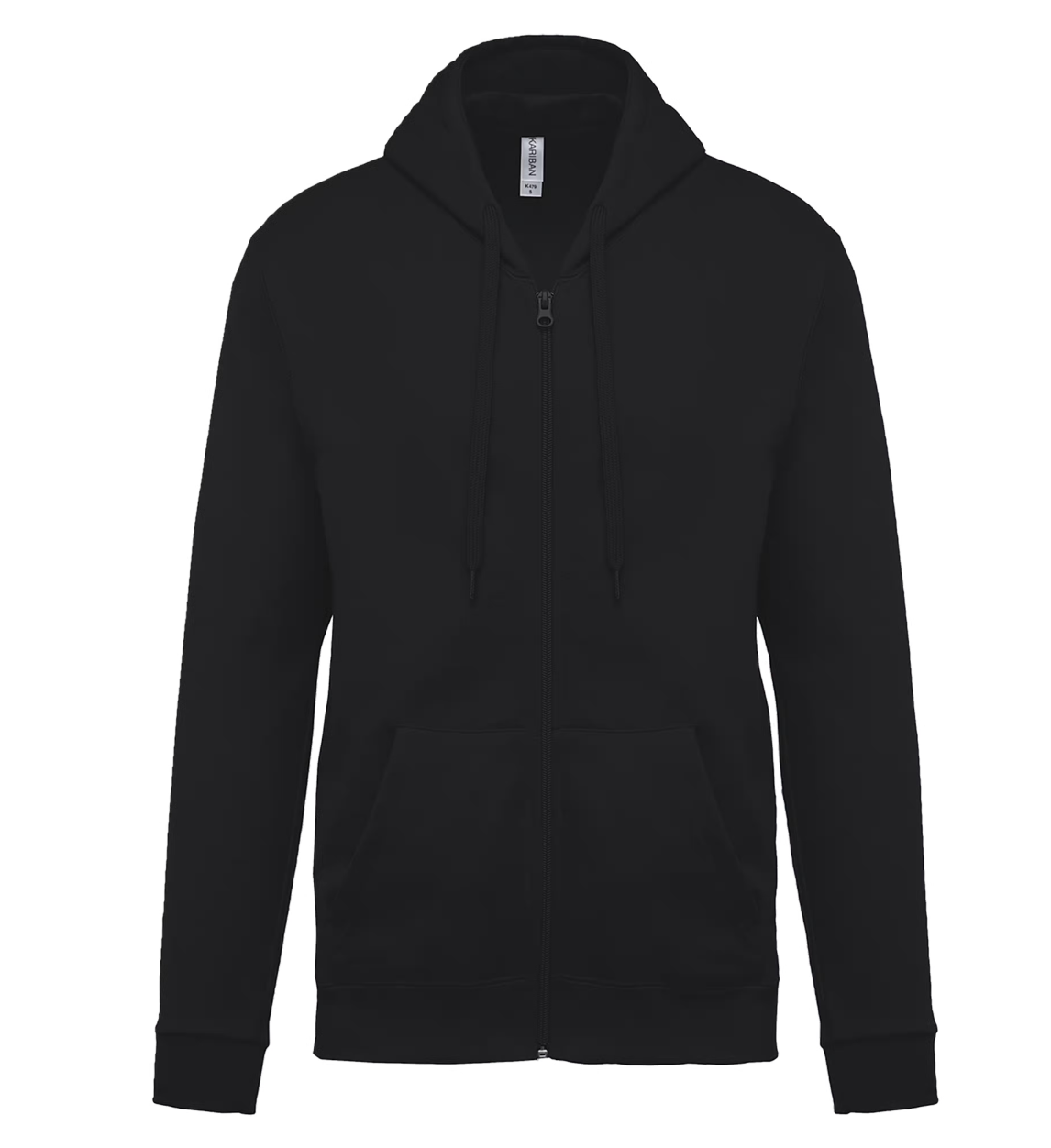 K479 Hoodie met rits