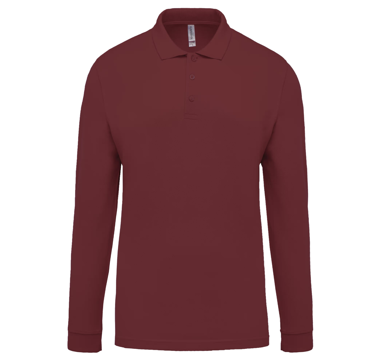 K256 Piqué - Herenpolo lange mouwen
