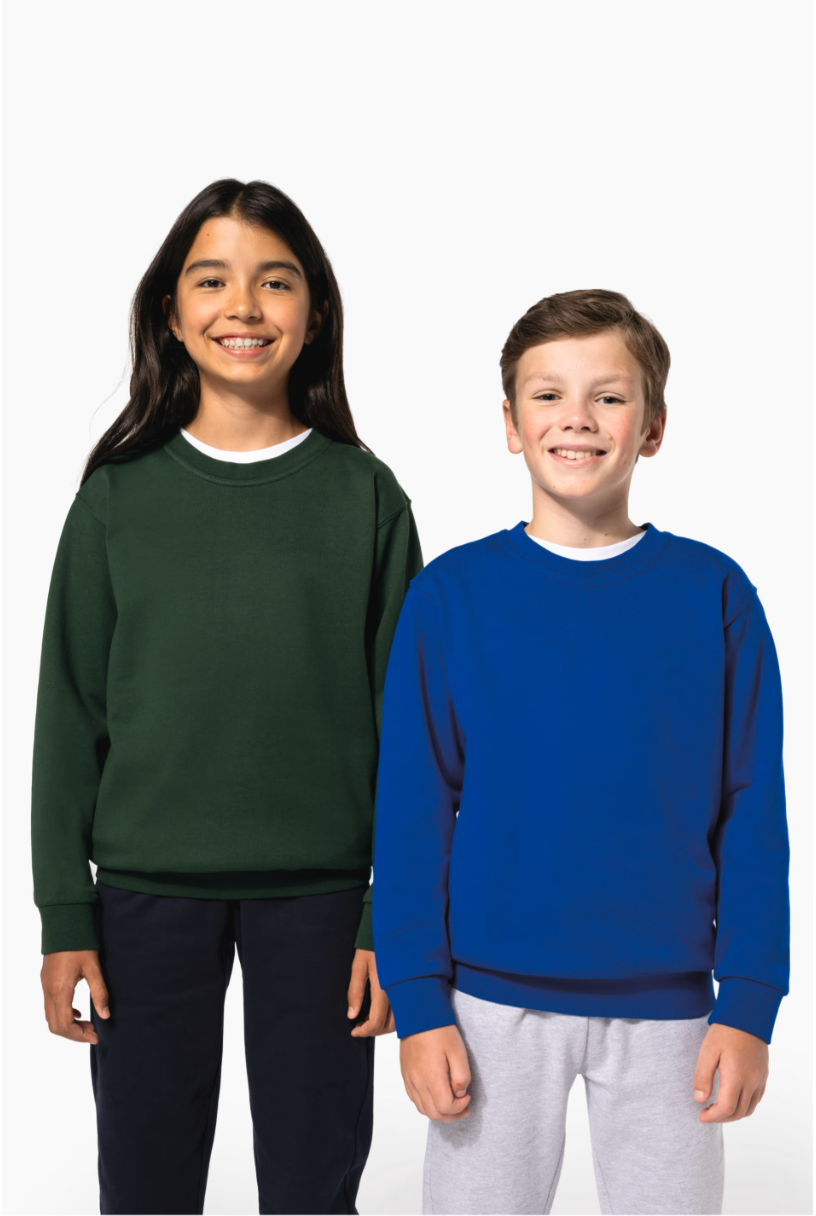 K475 - Kindersweater met ronde hals