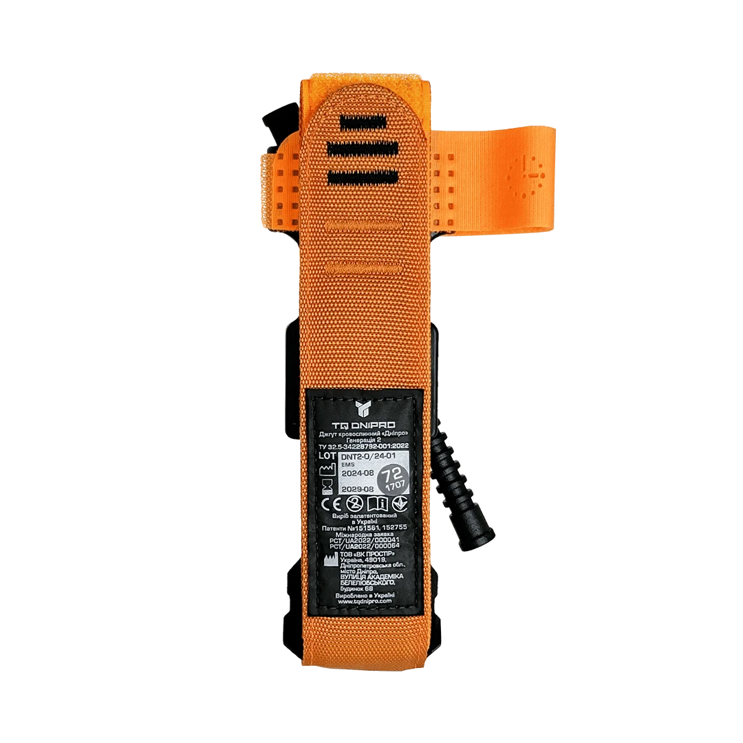 Dnipro - Hemostatic Tourniquet GEN2 - Oranje