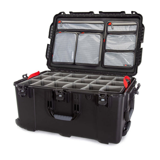 NANUK 965 - waterdichte hardcase - Padded Divider + Lid Organizer (Zwart)