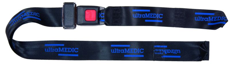 UltraMedic - ultraBELT 2-delige zwarte riem met metalen gesp