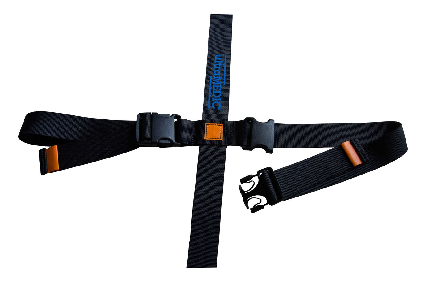 UltraMedic - ultraSTRAPS X-TREME harnassysteem voor rugplank met clipsluiting