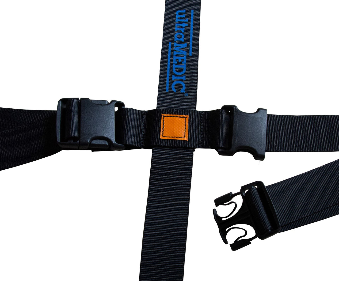 UltraMedic - ultraSTRAPS X-TREME harnassysteem voor rugplank met clipsluiting