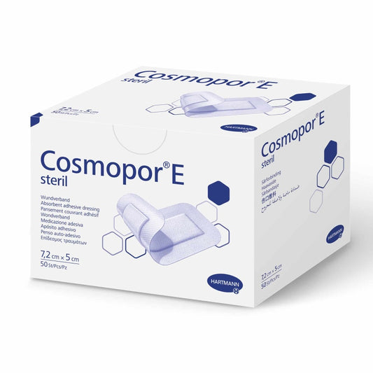 Wondsnelverband Cosmopor E - 7,2x5cm (per doos 50 stuks)