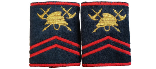 Schouderpassant geborduurd Korporaal