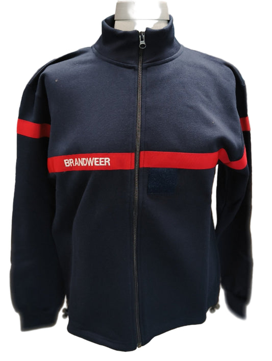 Sweater met ritskraag Brandweer